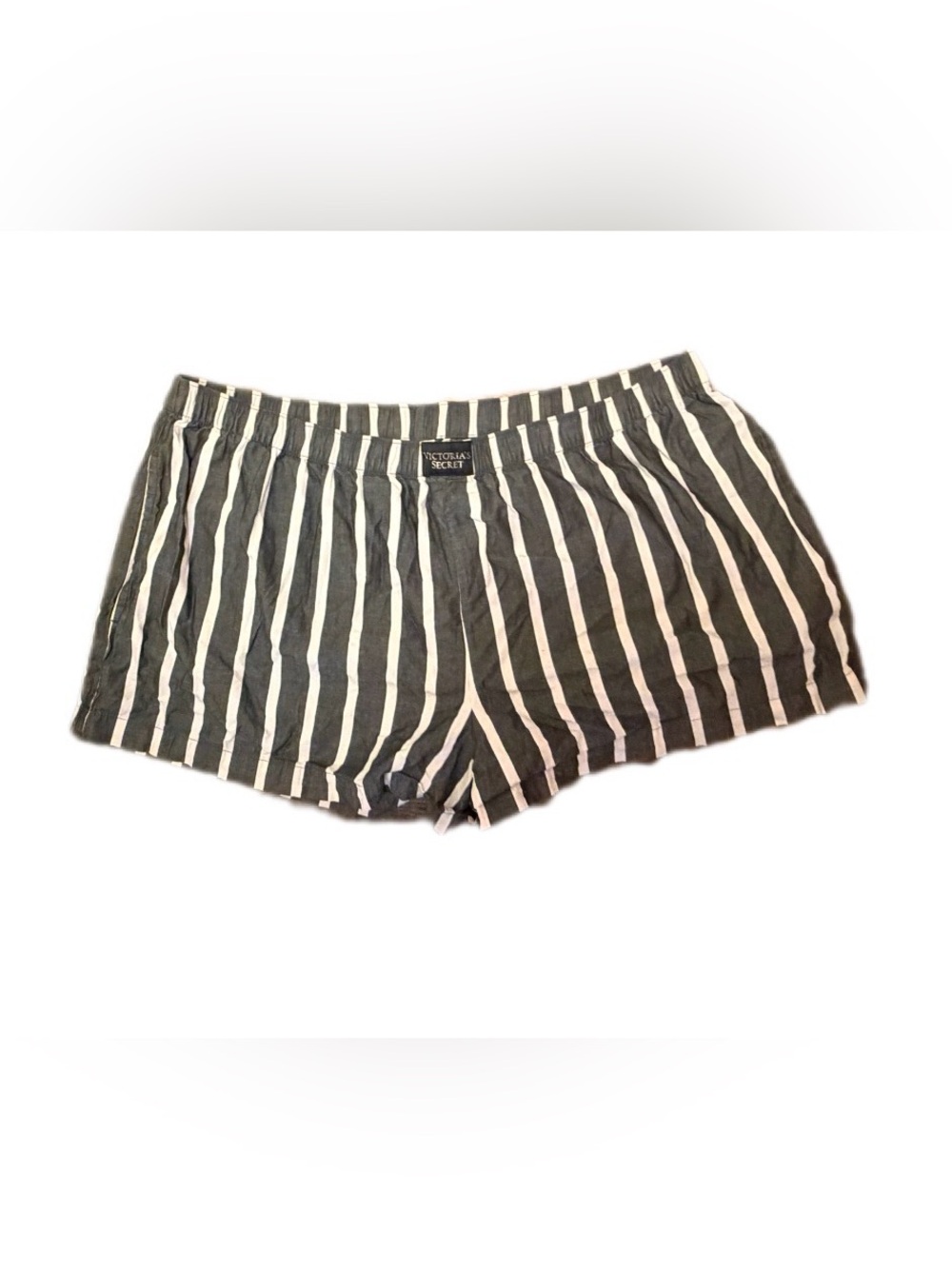 Victoria's Secret Black & White Striped Women’s Lounge Shorts size 2x